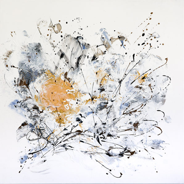 Soleil hivernal - oeuvre de Simone MONNEY - SEMY10