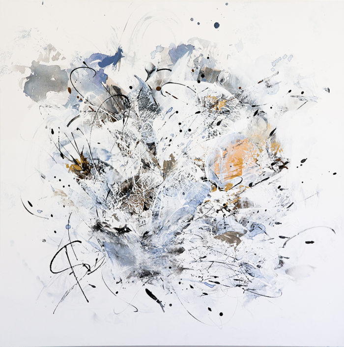 Esprit hivernal - oeuvre de Simone MONNEY - SEMY11