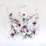 Pétales de roses - oeuvre de Simone MONNEY - SEMY12