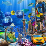 Acqua city - oeuvre de Simone Monney SEMY3-SD