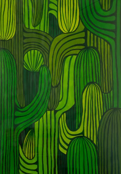 Cactus 1 - oeuvre de Sarah DEJEUX-LOPES - SHDXLS1