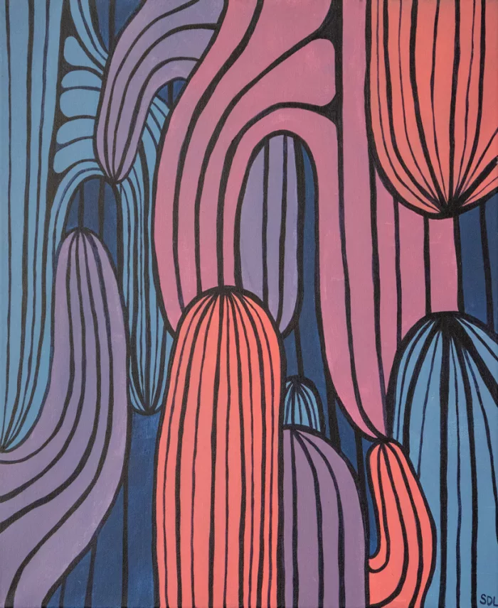 Cactus 3 - oeuvre de Sarah DEJEUX-LOPES - SHDXLS3