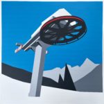 Ski Fall2 - oeuvre de Grégoire Vorpe