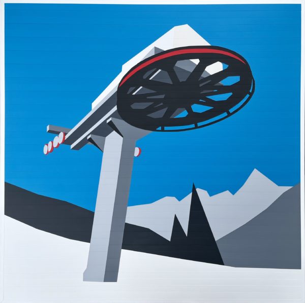 Ski Fall2 - oeuvre de Grégoire Vorpe