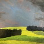 Tempête sur colza 2 - oeuvre de Carole Christinat Venhard - CECTVD25