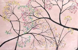 Elle a vu tant de printemps - oeuvre de Véronique Balcerzak VEBK27-SD