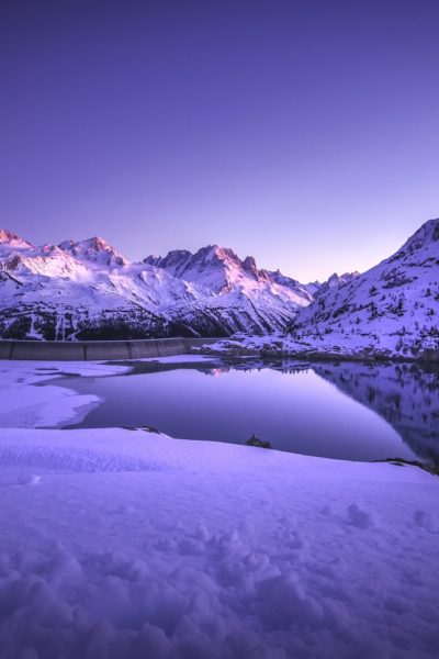 Crépuscule hivernal - oeuvre de Vincent GILLIERON - VTGN1
