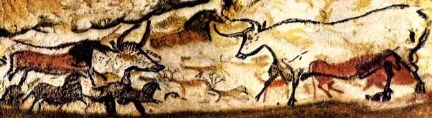 Le grand taureau de Lascaux, environ 17'000 à 21'000 ans av. J.-C